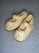 Shoe - German Button Strap - 2 1/4" Cream