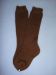Sock - Knee-High Cotton - 11-15" Dark Brown (0)