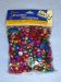 Metallic Pony Beads  6x9mm 380 pcs