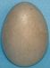 lPaper Mache - Egg - 2 1/2 x 1 3/4