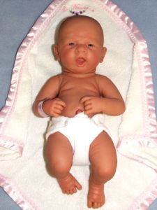 14" La Newborn - First Yawn - Girl