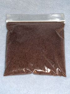 1 - 1.25mm Bronze Glass Beads - 2 oz.