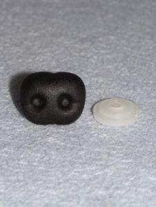 23mm Black Soft Animal Nose - Pkg/5