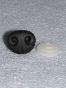 27mm Black Soft Bear Nose - Pkg/5