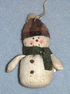 3 1/2" Muslin Snowman