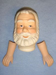 3 3/4" Porcelain Santa Set