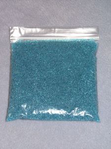 .40-.60mm Teal Glass Beads - 2 oz.