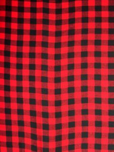 Fabric - Red/Black Buffalo Plaid Flannel