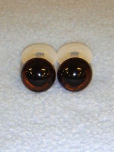 Animal Eye - 10mm New Light Brown Pkg/100