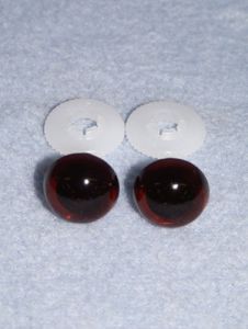 Animal Eye - 15mm Deep Brown Pkg/4
