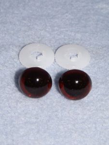 Animal Eye - 15mm Deep Brown Pkg/50