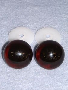 Animal Eye - 40mm Deep Brown Pkg/2