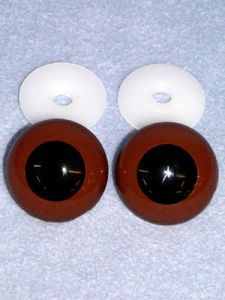 Animal Eye - 40mm Light Brown Pkg/2