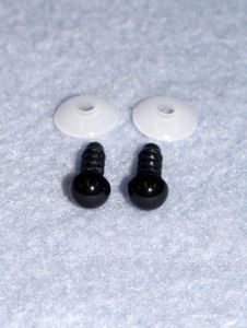 Animal Eye - 6mm Black Pkg/10
