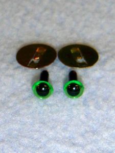Animal Eye - 6mm New Green Pkg/100