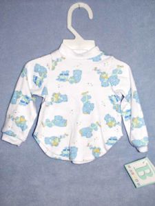 Blue Bear Print T-Shirt