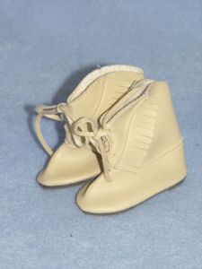 Boot - Cowboy - 2 7/8" Bone w/Fringe