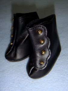 Boot - High Button - 2 7/8" Black