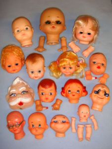 Box of Small Doll Heads (Seconds)