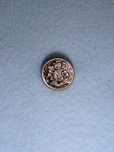 Buttons - 5/8" Shank - Antique Silver Pkg/12