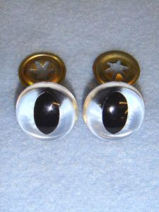 Cat Eye - 15mm Clear Pkg/4