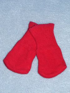 Cotton Socks for 18" Dolls - Dark Pink