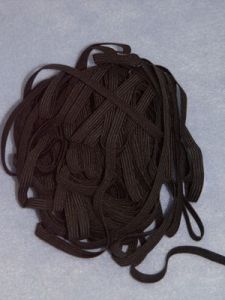 Elastic - 1/8" Black - 40 yd pkg
