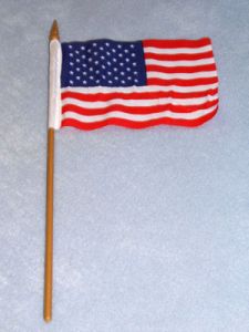 Flag - 4" x 6" on Pole - Pkg/4