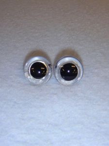 Glass Eye - 22mm Clear Pkg/2
