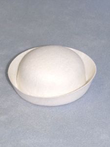 Hat - Sailor - 2" White