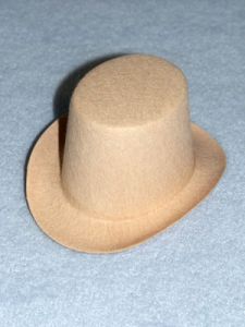 Hat - Top - 5" Beige