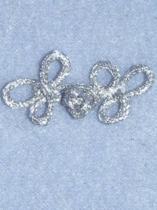 Mini Cord Closures - Silver