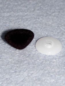 Nose - Flocked - 24mm Black Pkg/100