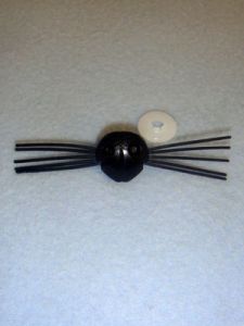 Nose w/Whiskers - 22mm Black Animal Pkg/10