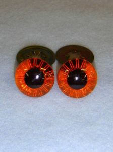Owl Eye - 16mm Amber Pkg/100