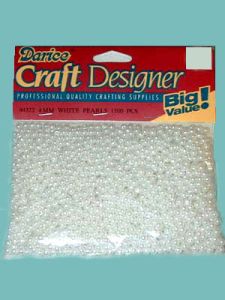 Pearls - 4mm Round - White Pkg/1000