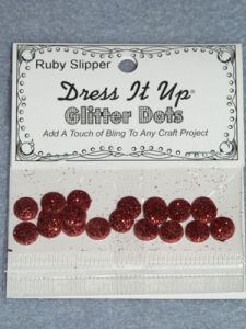 Ruby Slipper Glitter Dots