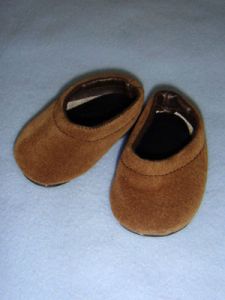 Shoe - Clogs - 2 7/8" Tan Suede