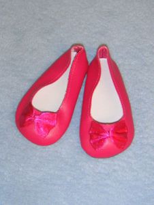 Shoe - Fancy Slip-On - 3 7/8" Fuchsia