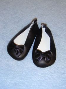 Shoe - Fancy Slip-On - 4" Black