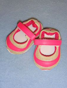 Shoe - Mary Jane Sneakers - 3" Dark Pink