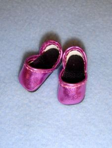 Shoe - Metallic Sparkly - 1" Pink