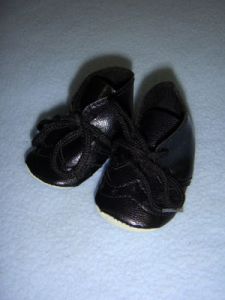 Shoe - Toddler Tie - 2 3/8" Black