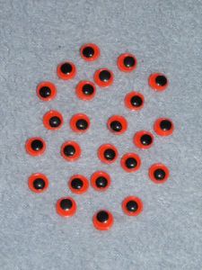 Wiggle Eye - 4mm Red Pkg/100