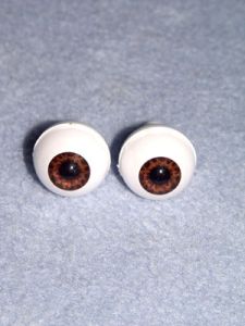 lDoll Eye - Real Eyes - 16mm  Brown (Tiger Eye)